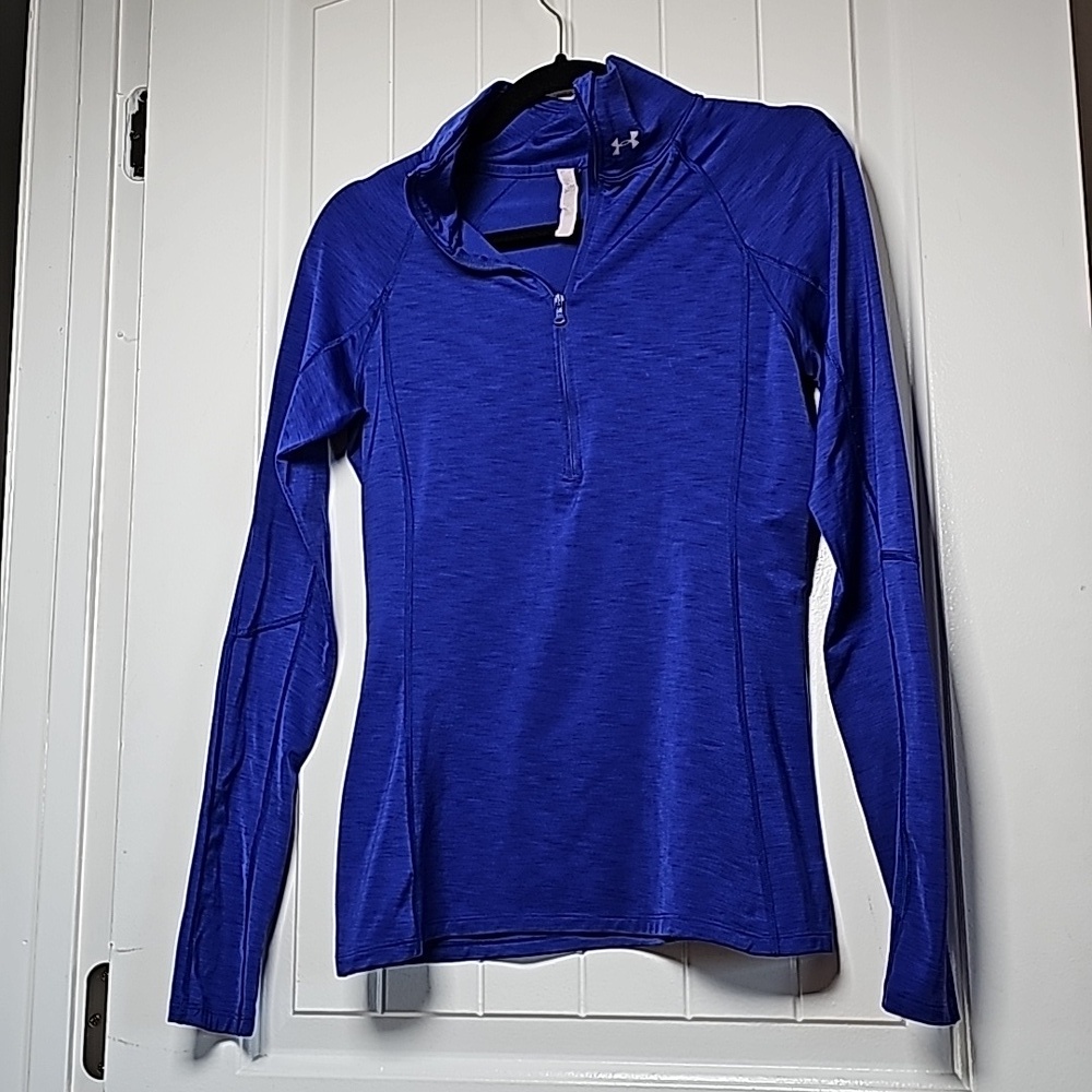 Under Armour blue pullover. Moisture wicking
